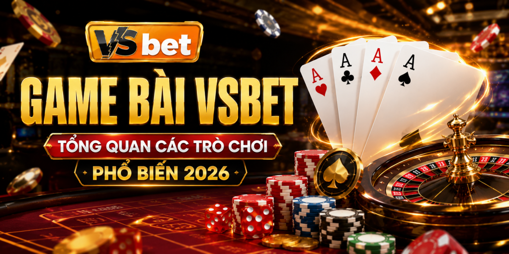 Game Bài VSBET – Tổng Quan Các Trò Chơi Phổ Biến 2026